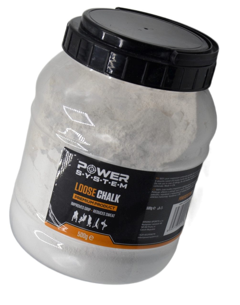 Магнезія спортивна суха PowerSystem PS-4090 Powder Chalk 500 г.