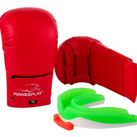 Рукавиці для карате PowerPlay 3027 Червоні L