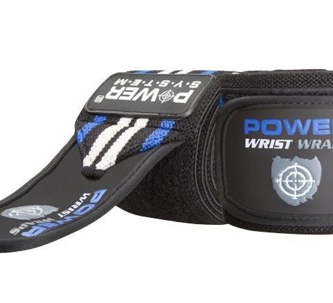Кистьові бинти Power System PS-3500 Wrist Wraps Blue/Black
