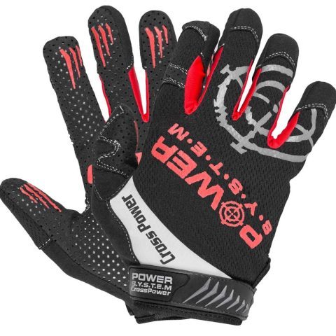 Рукавички для кросфіту з довгим пальцем Power System PS-2860 Cross Power Black/Red XL