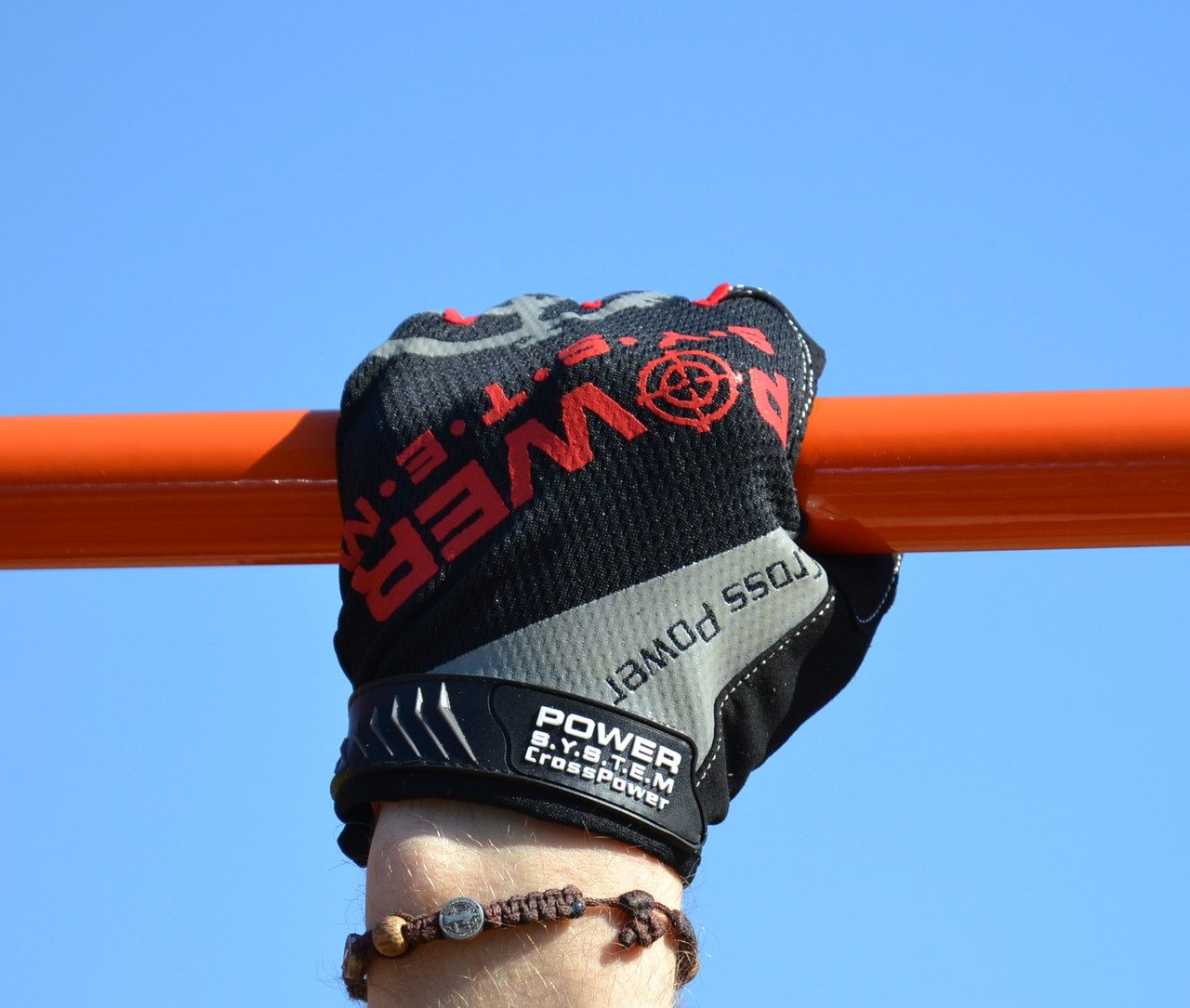 Рукавички для кросфіту з довгим пальцем Power System PS-2860 Cross Power Black/Red XL