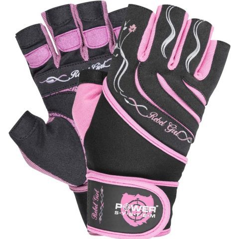 Рукавички для фітнесу Power System PS-2720 Rebel Girl жіночі Pink S