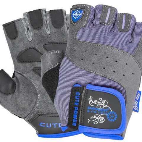 Рукавички для фітнесу Power System PS-2560 Cute Power жіночі Blue S