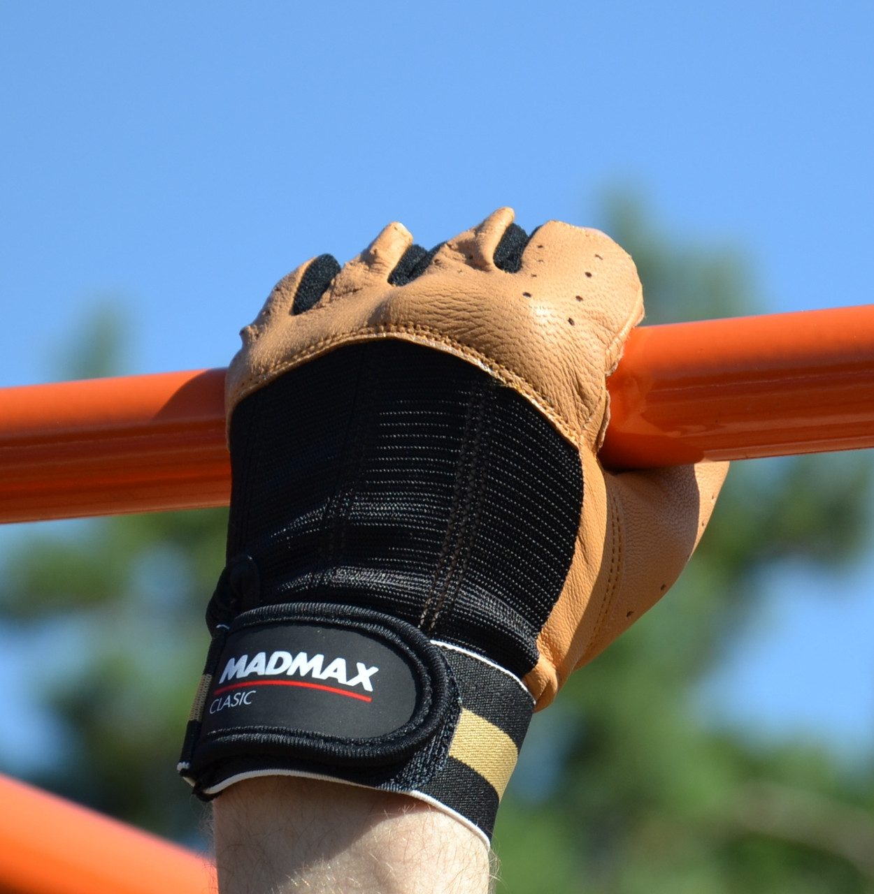 Рукавички для фітнесу MadMax MFG-248 Clasic Brown L