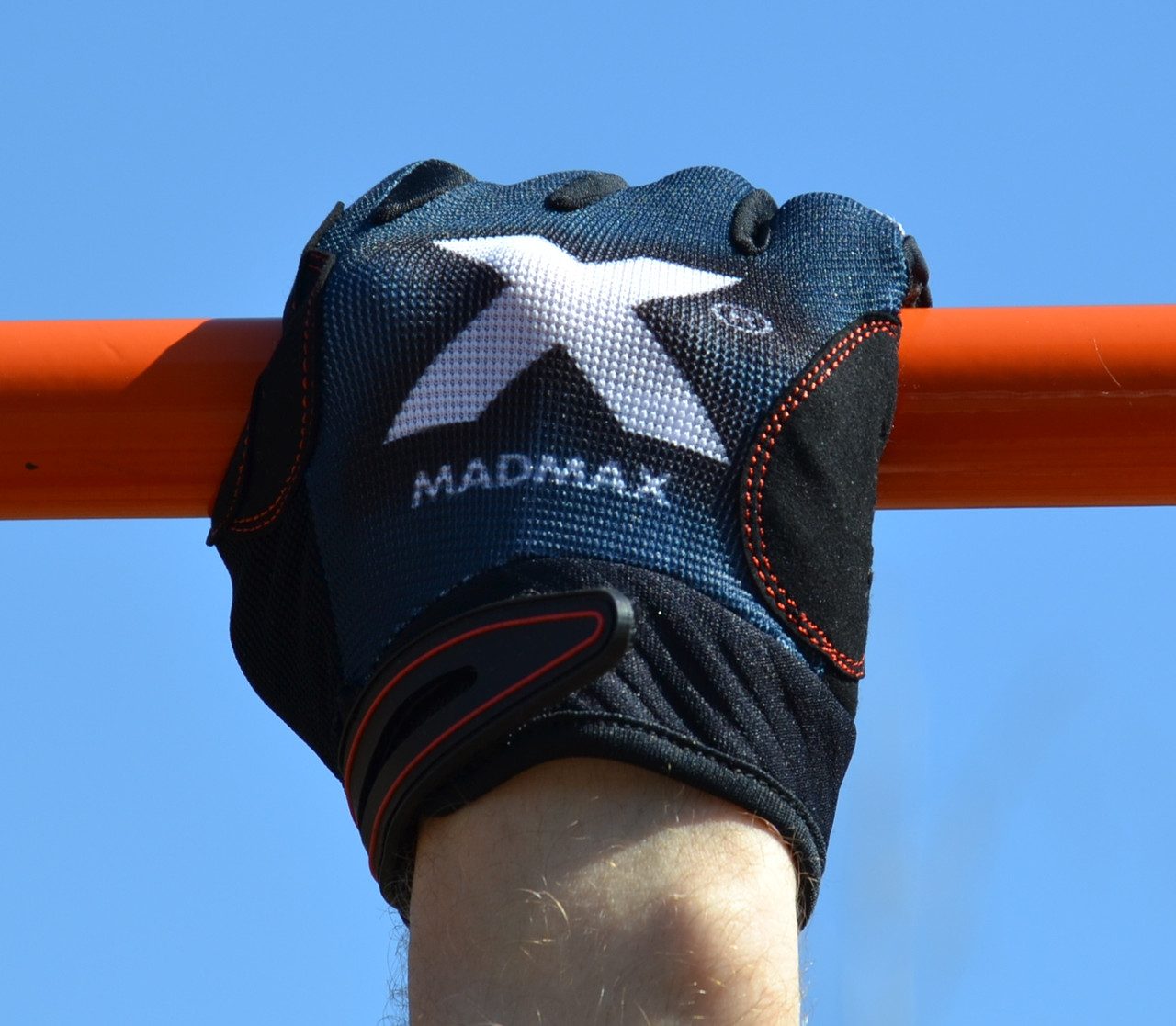 Рукавички для фітнесу MadMax MXG-102 X Gloves Black/Grey/White XXL