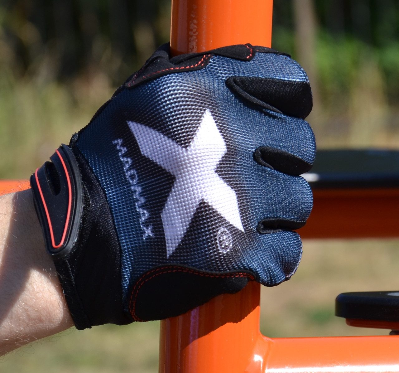 Рукавички для фітнесу MadMax MXG-102 X Gloves Black/Grey/White XXL