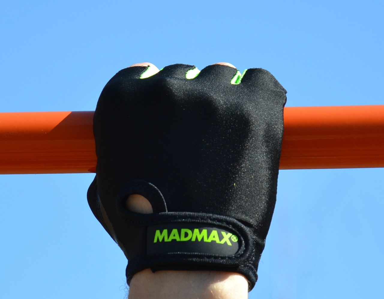 Рукавички для фітнесу MadMax MFG-251 Rainbow Green L