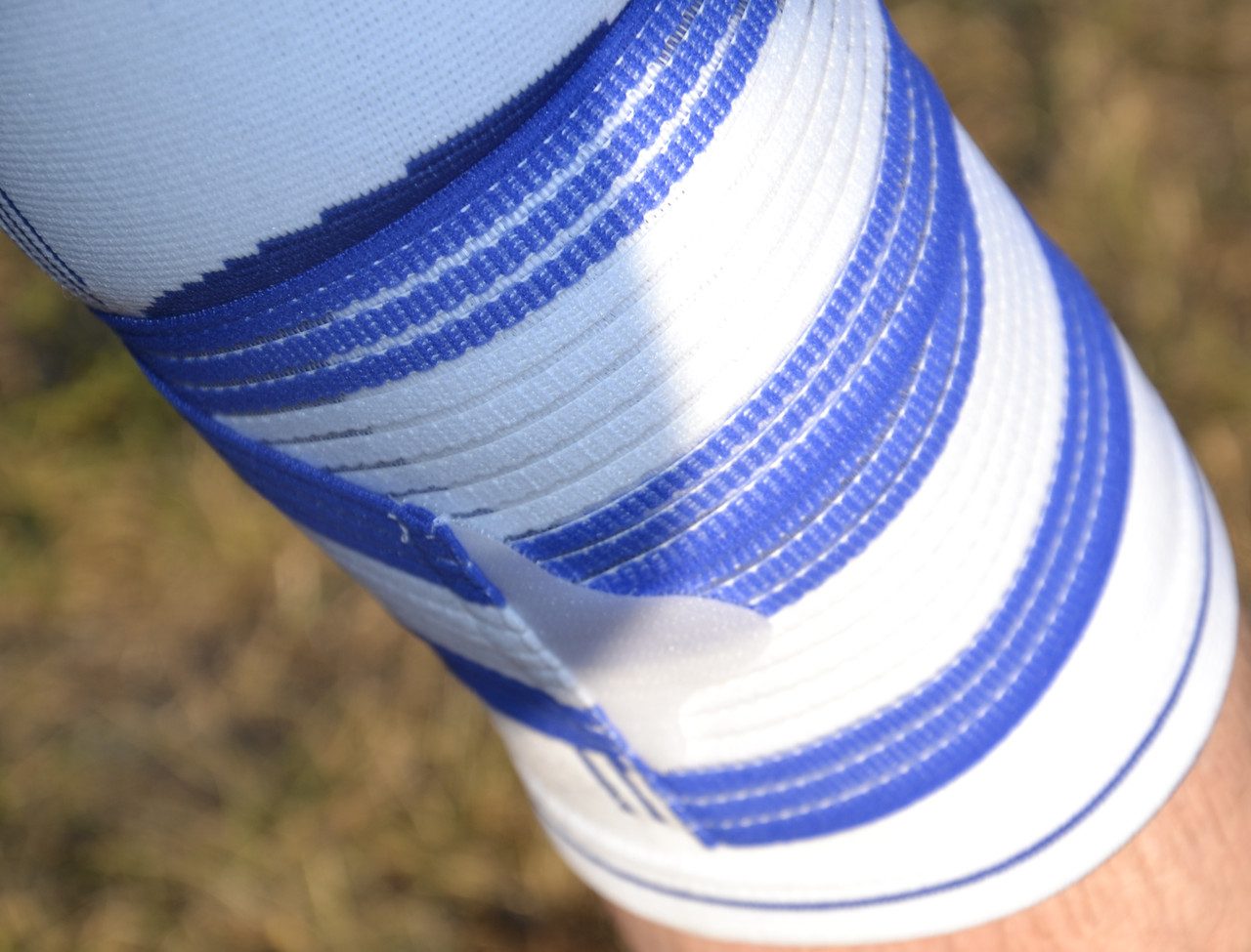 Наколінник Power System PS-6008 Knee Support Pro Blue/White (1шт.) L/XL