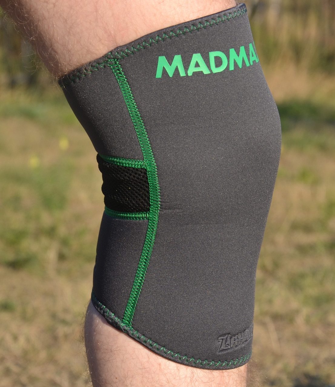 Наколінник MadMax MFA-294 Zahoprene Knee Support Dark Grey/Green S