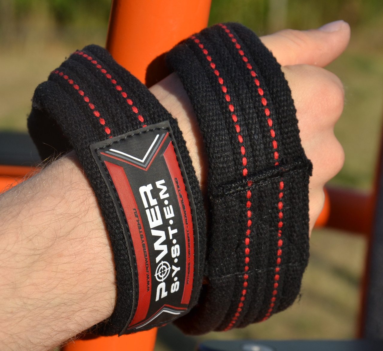 Лямки для тяги (вісмірка) Power System PS-3405 Figure 8 Black/Red L/XL