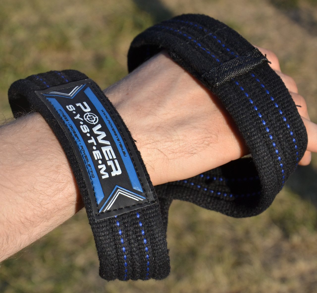 Лямки для тяги (вісмірка) Power System PS-3405 Figure 8 Black/Blue L/XL