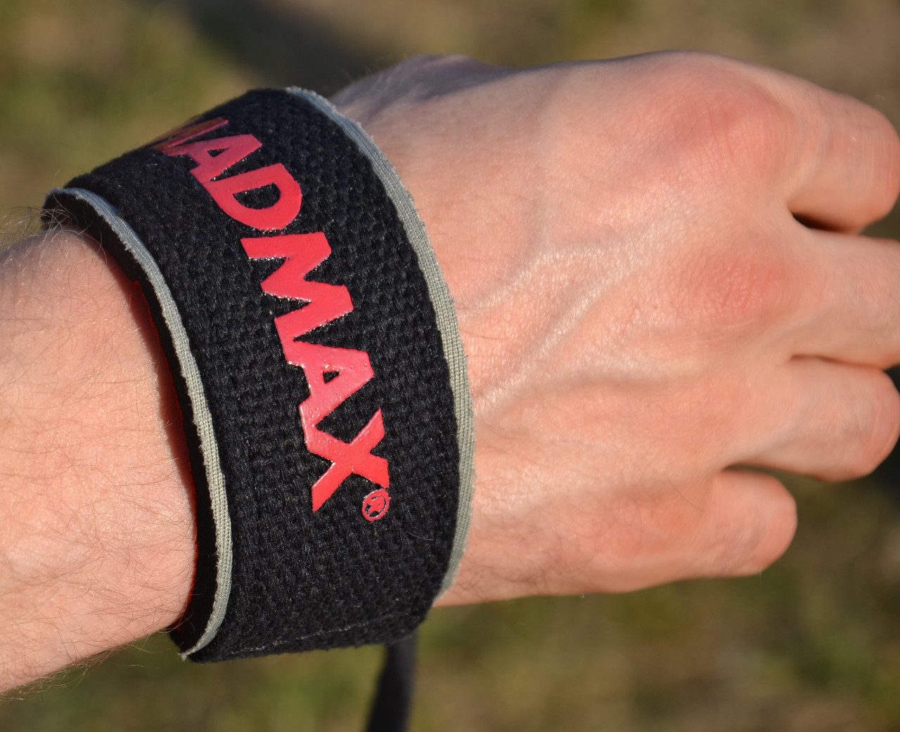 Лямки для тяги MadMax MFA-267 PWR Straps Black/Grey/Red
