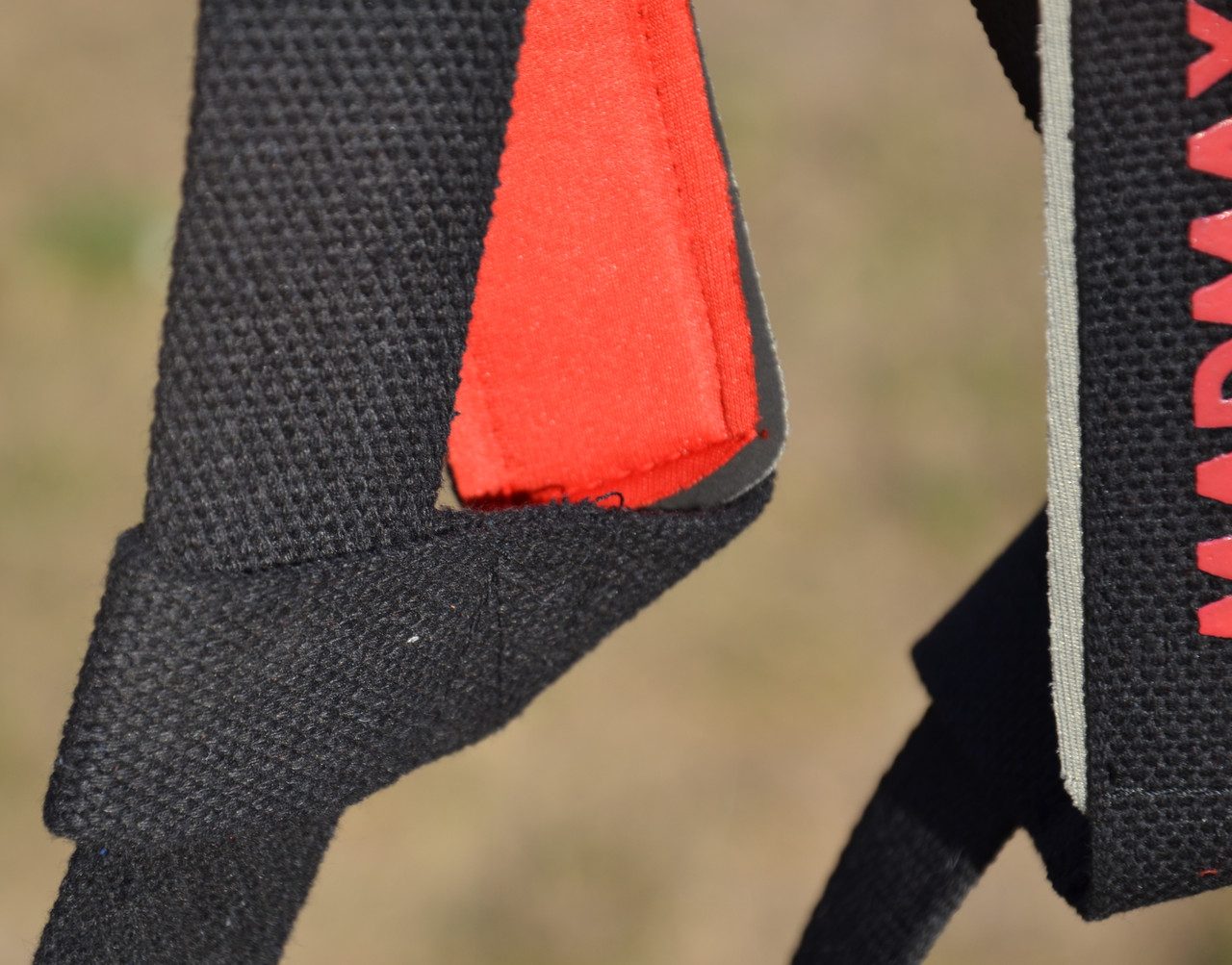 Лямки для тяги MadMax MFA-267 PWR Straps Black/Grey/Red