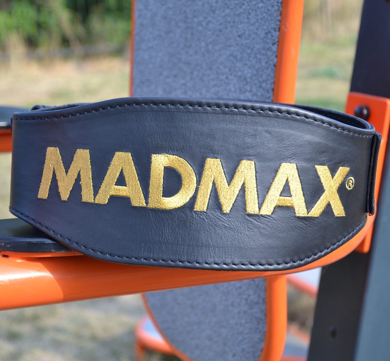Пояс для важкої атлетики MadMax MFB-999 Restless & Wild Black XXL