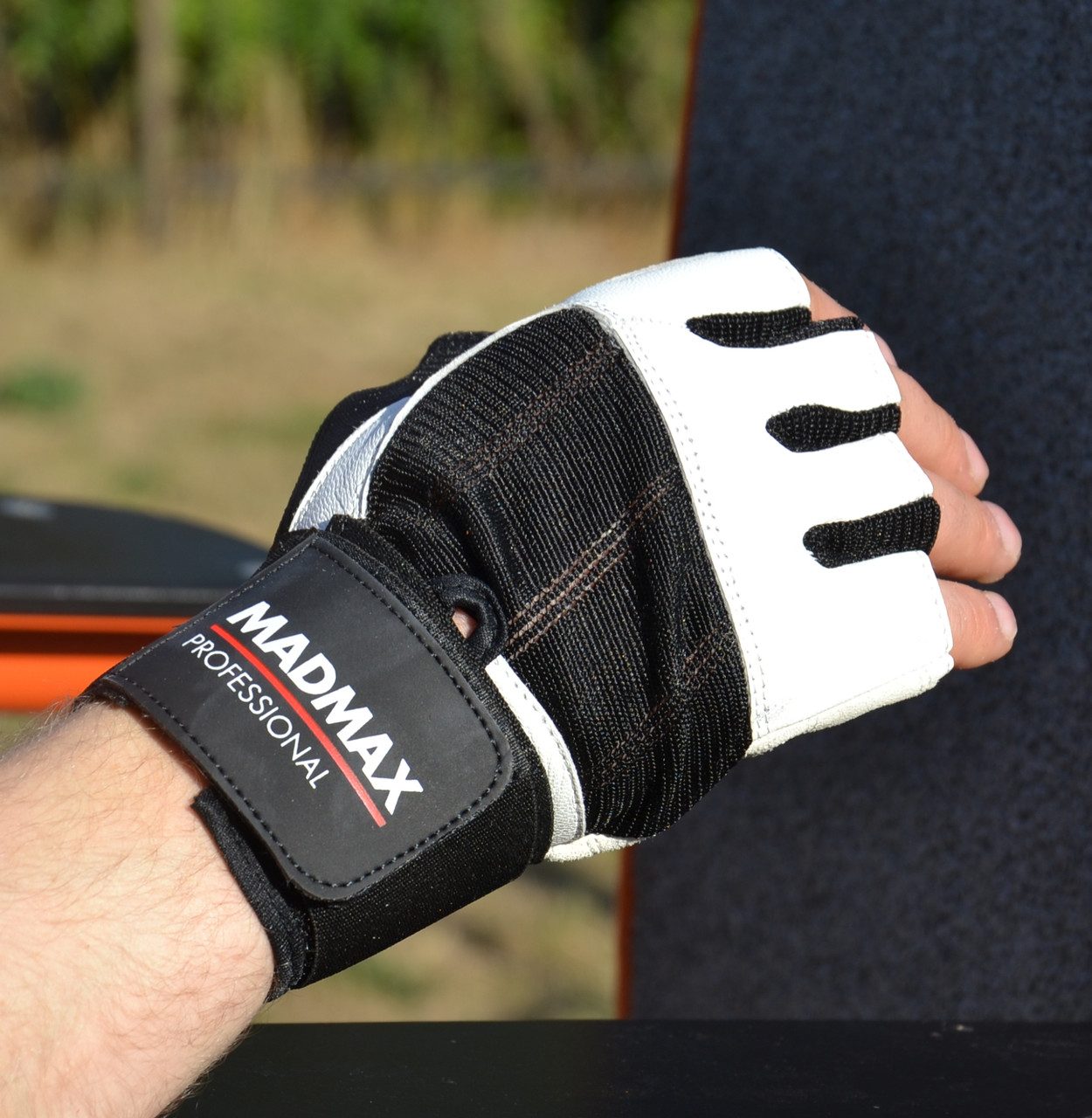 Рукавички для фітнесу MadMax MFG-269 Professional White XXL