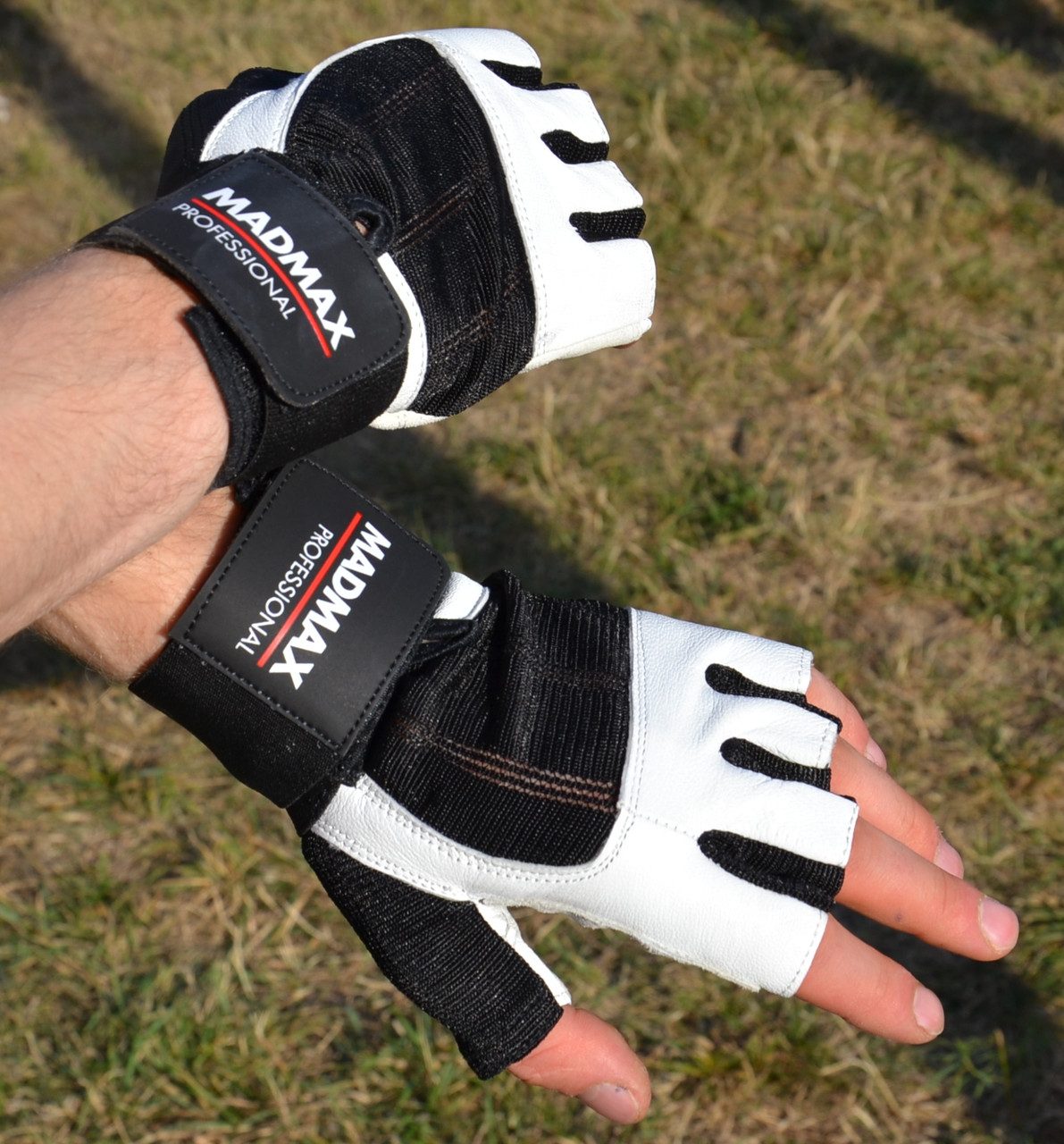 Рукавички для фітнесу MadMax MFG-269 Professional White XXL