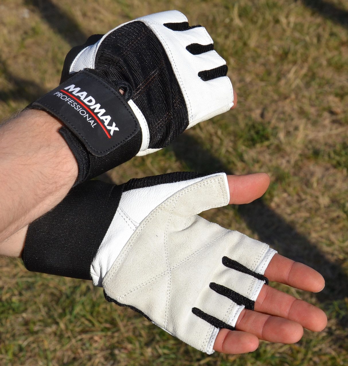 Рукавички для фітнесу MadMax MFG-269 Professional White XXL