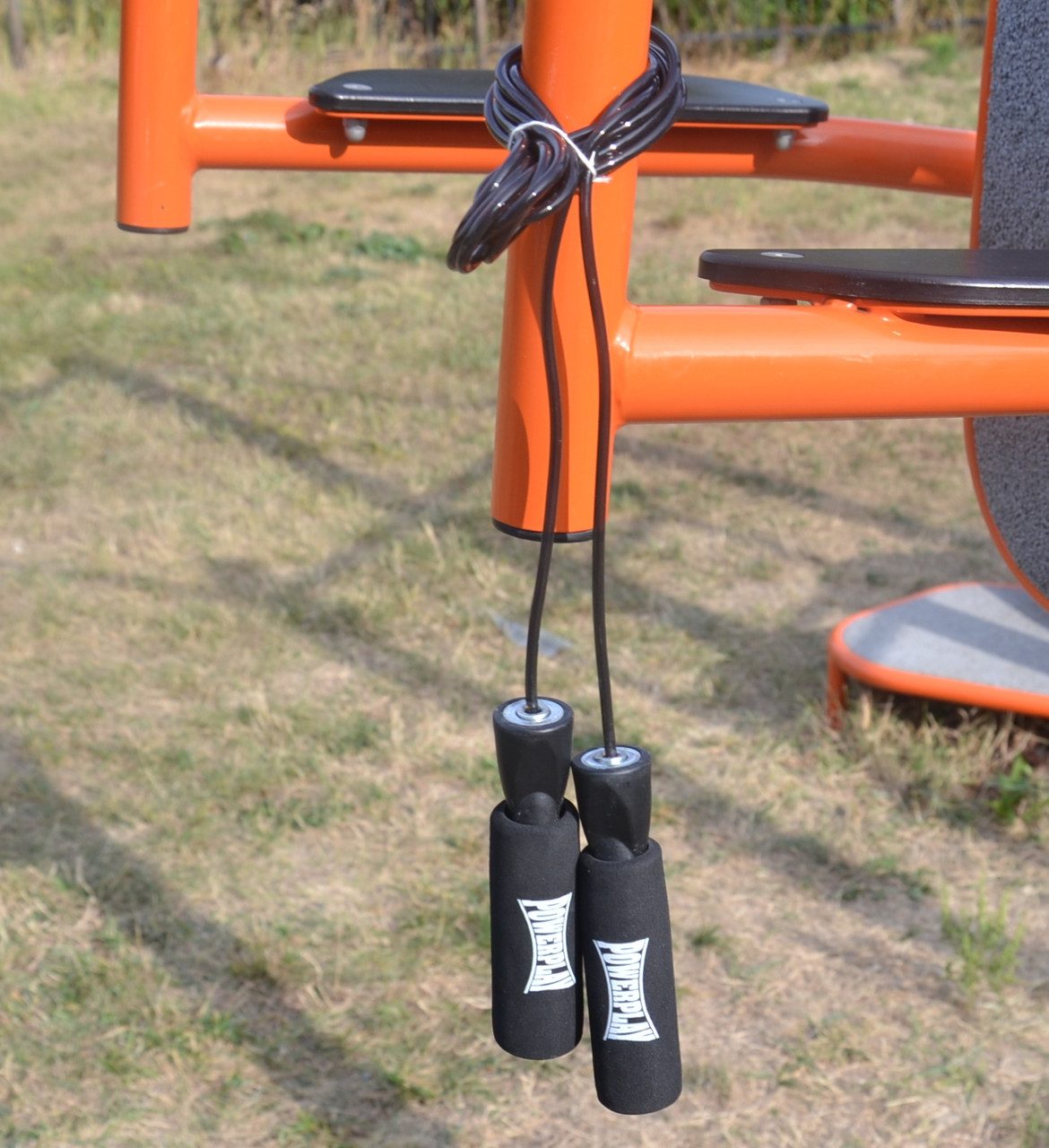 Скакалка швидкісна PowerPlay 4211 X ROPE з обтяжувачами (120г*2) Чорна (3м.)