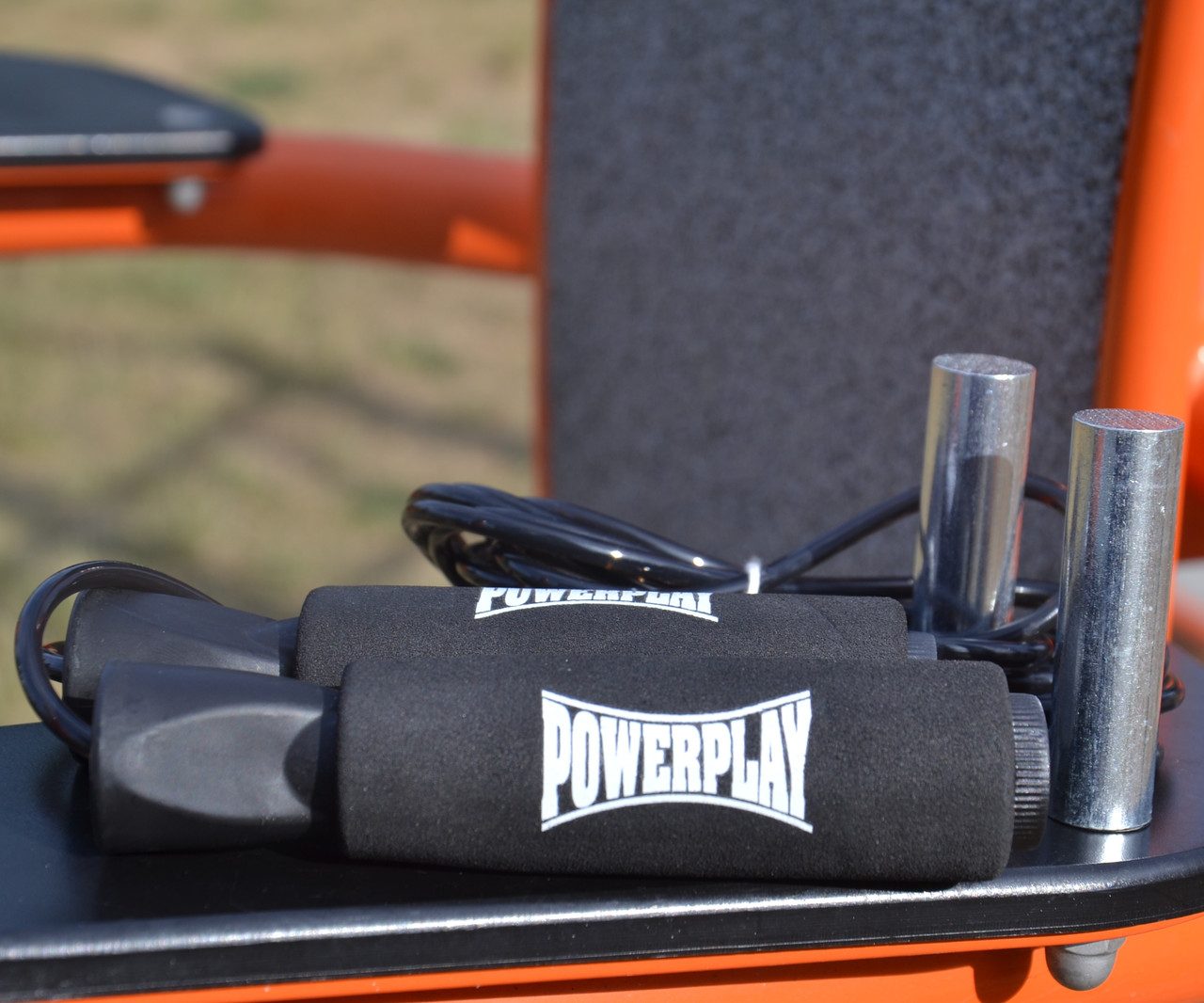 Скакалка швидкісна PowerPlay 4211 X ROPE з обтяжувачами (120г*2) Чорна (3м.)