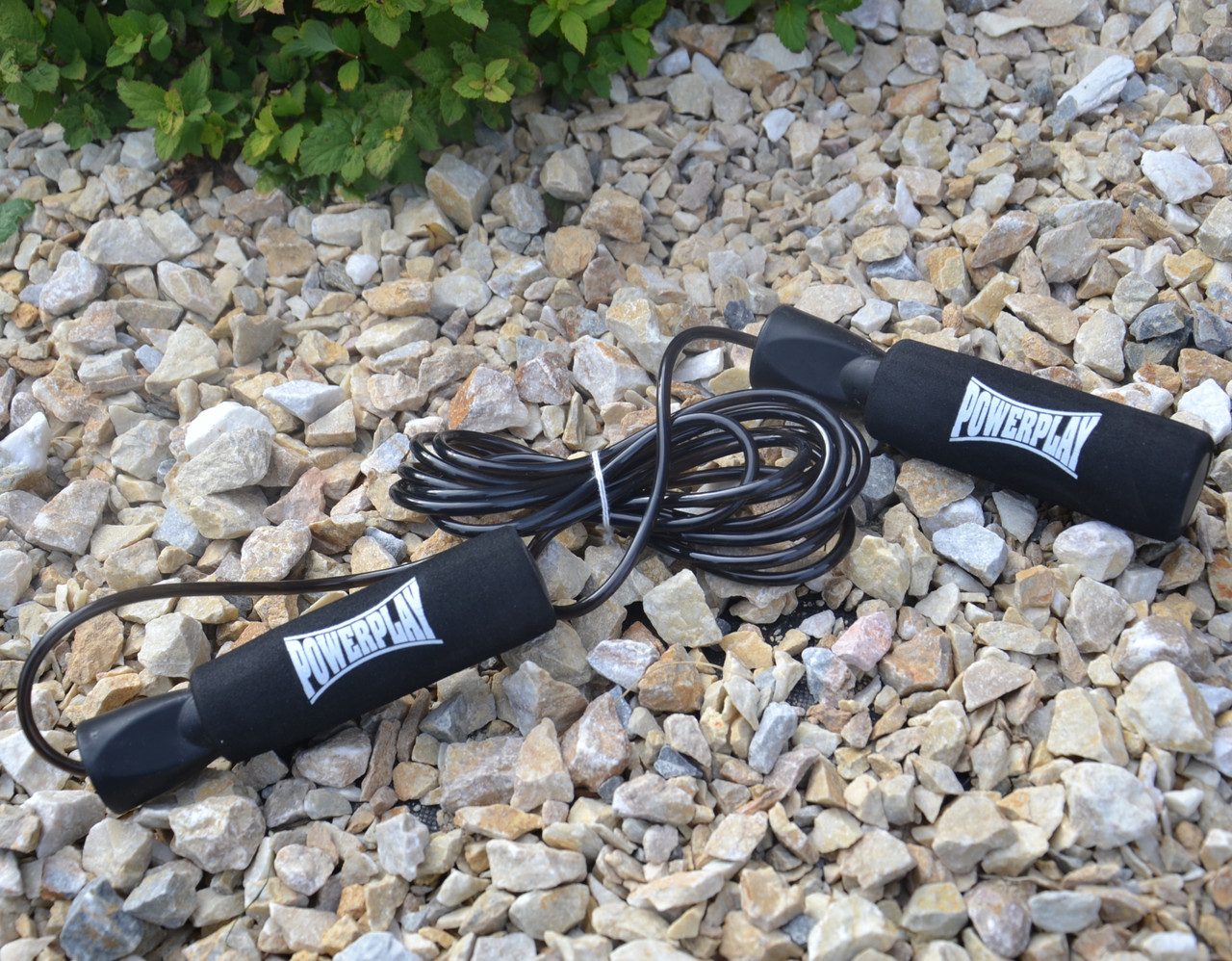 Скакалка швидкісна PowerPlay 4211 X ROPE з обтяжувачами (120г*2) Чорна (3м.)
