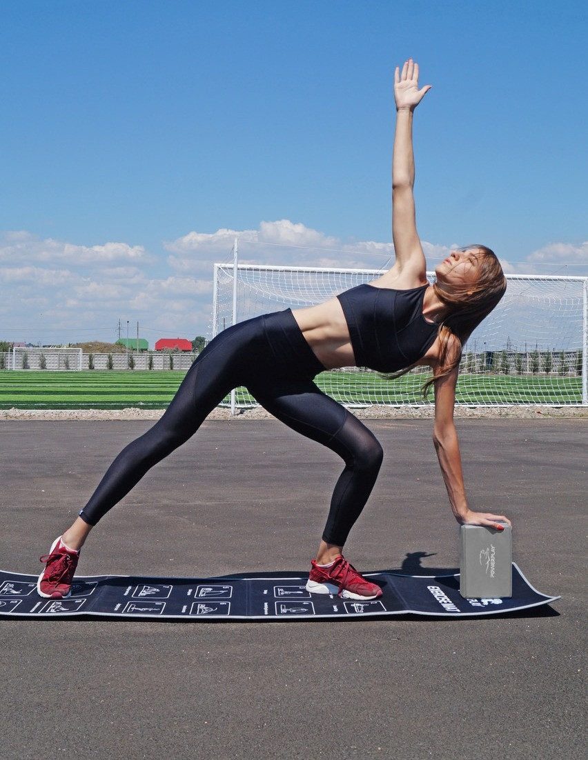 Блок для йоги PowerPlay 4006 Yoga Brick Сірий