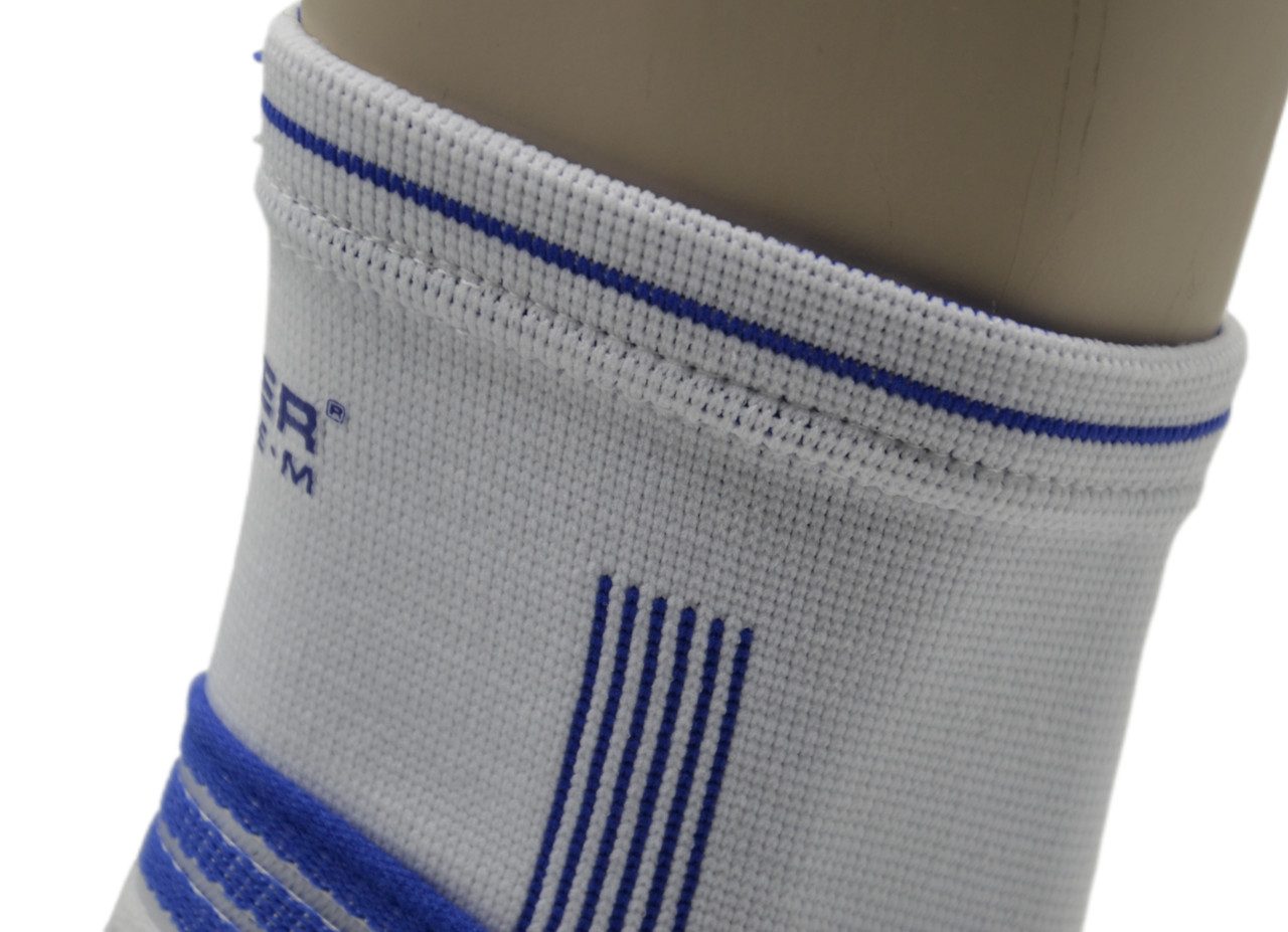 Бандажі на гомілкостоп Power System PS-6009 Ankle Support Pro Blue/White (1шт.) S/M