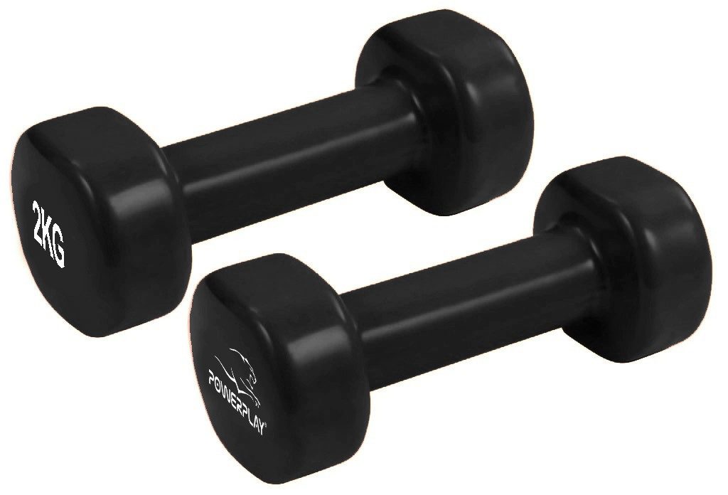 Набір гантелей в кейсі 9 кг. PowerPlay 4121 Fitness Dumbells (2шт.*1кг. 2шт.*1,5кг. 2шт.*2кг.)