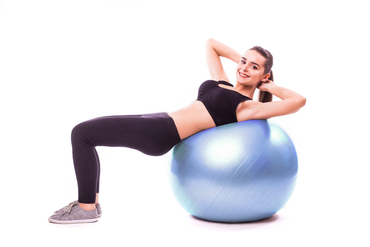 М’яч для фітнесу (фітбол) PowerPlay 4001 Ø75 cm Gymball Sky Blue + помпа