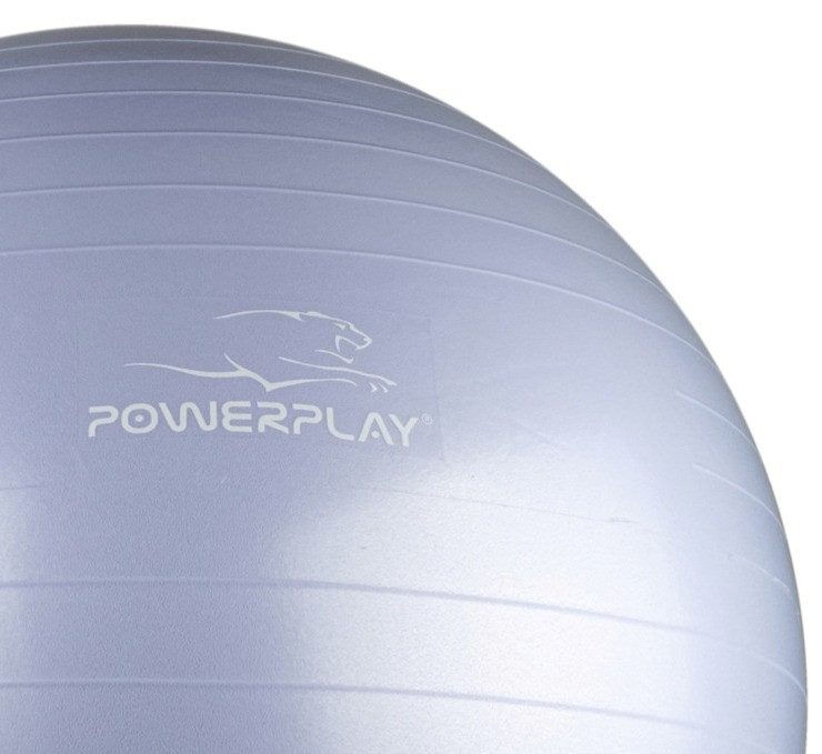 М’яч для фітнесу (фітбол) PowerPlay 4001 Ø75 cm Gymball Sky Blue + помпа