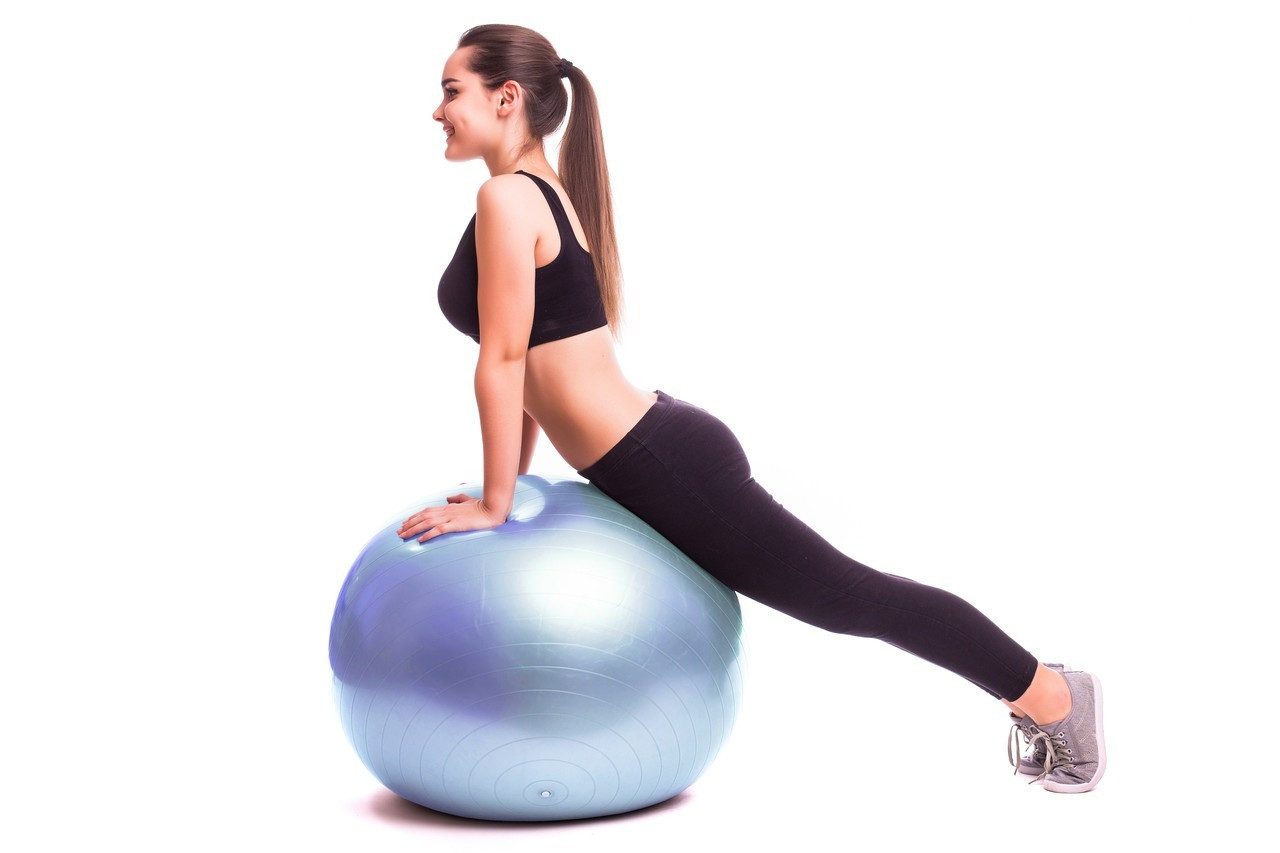 М’яч для фітнесу (фітбол) PowerPlay 4001 Ø75 cm Gymball Sky Blue + помпа