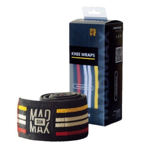 Бинти на коліна MadMax MFA-292 Knee Wraps Black