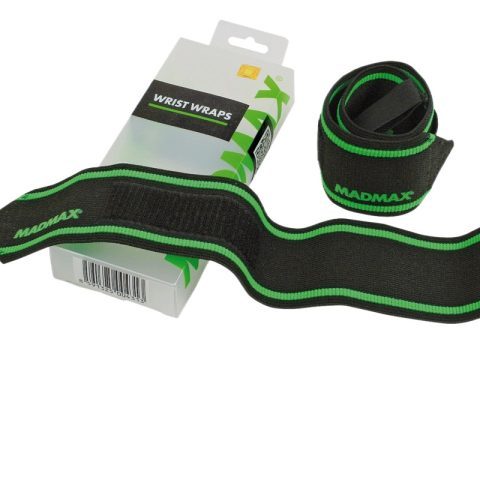 Кистьові бинти MadMax MFA-298 Wrist Wraps 18″ Black/Green  (пара)