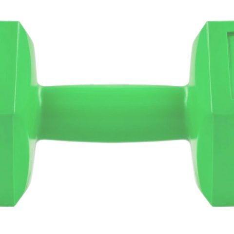 Гантель композитна PowerPlay 4124 Hercules 2 кг. Зелена  (1шт.)