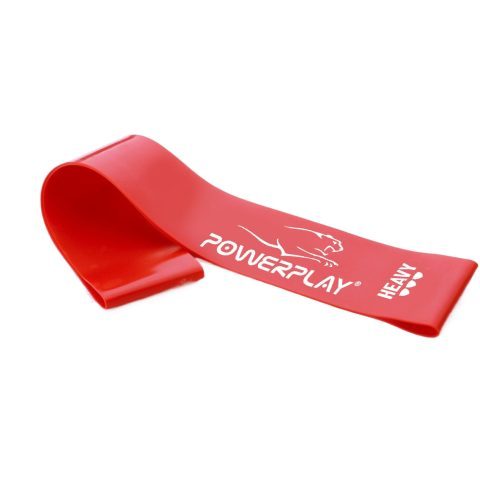 Резинка для фітнесу PowerPlay 4114 Mini Power Band 1.2мм. Heavy Червона (12-15кг)