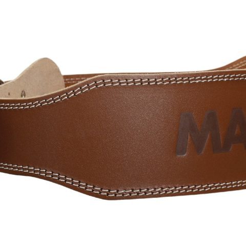 Пояс для важкої атлетики MadMax MFB-246 Full leather шкіряний Chocolate brown XXL