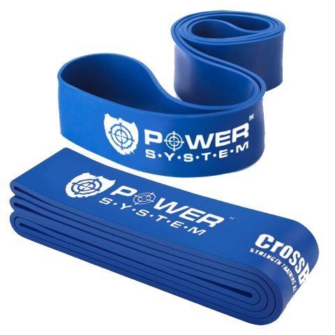 Еспандер-петля (гумка для фітнесу і кроссфіту) Power System PS-4054 CrossFit Level 4 Blue (опір 22-50 кг)
