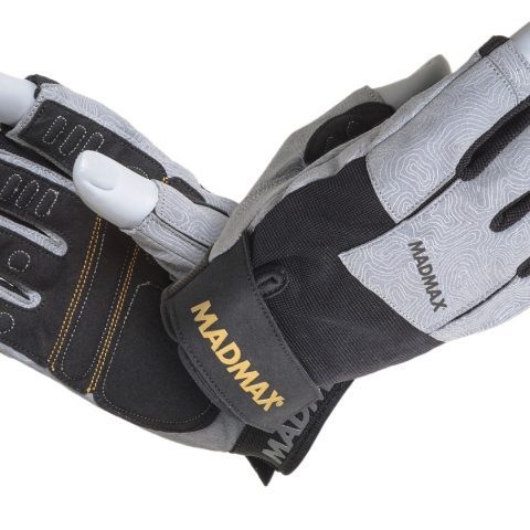 Рукавички для фітнесу MadMax MFG-871 Damasteel Grey/Black XXL