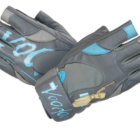 Рукавички для фітнесу MadMax MFG-921 Voodoo Mid grey/light blue M