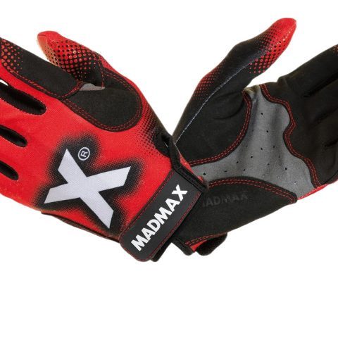 Рукавички для фітнесу MadMax MXG-101 X Gloves Black/Grey/Red XXL