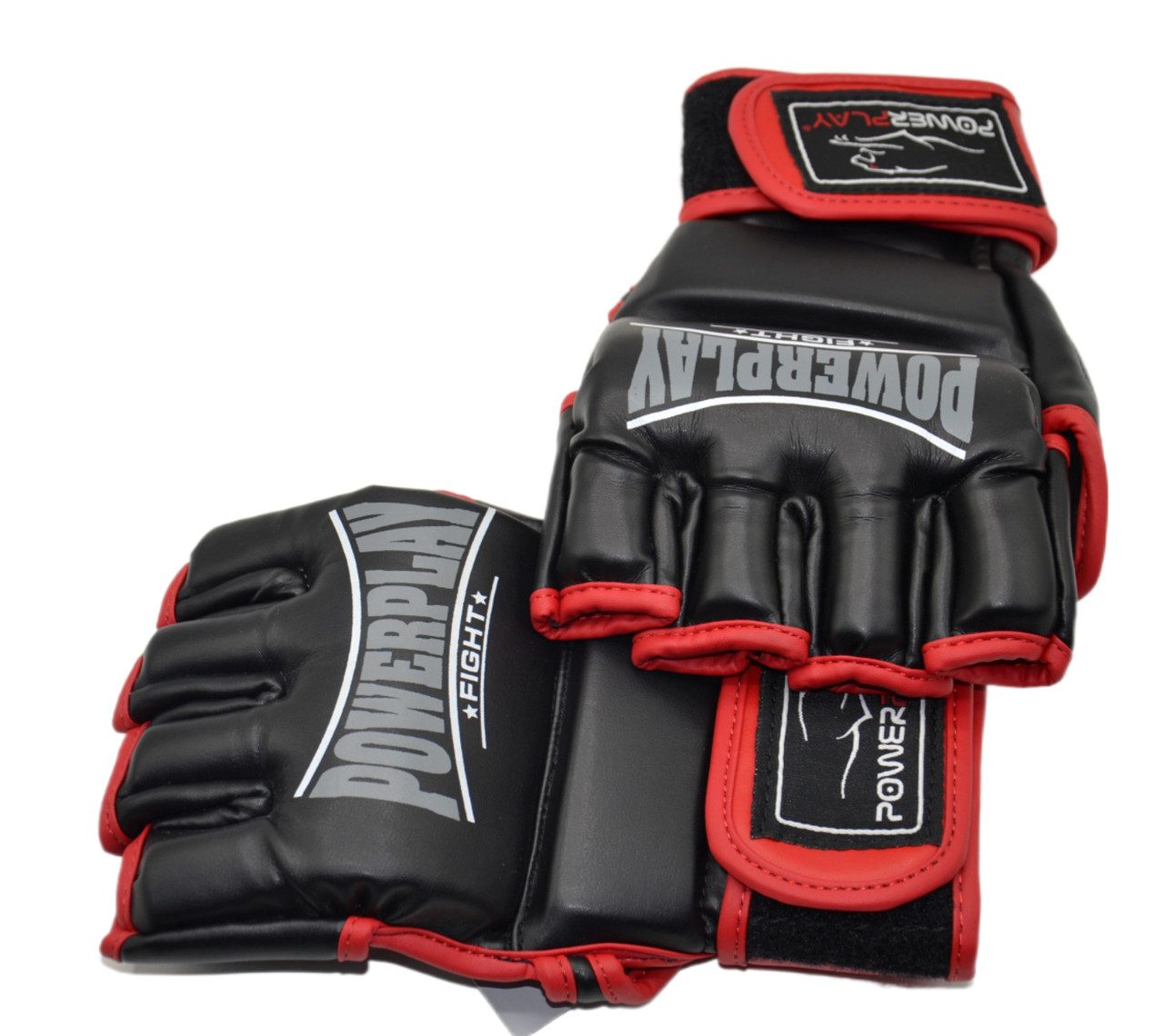 Рукавиці для MMA PowerPlay 3058 Чорно-Червоні XL