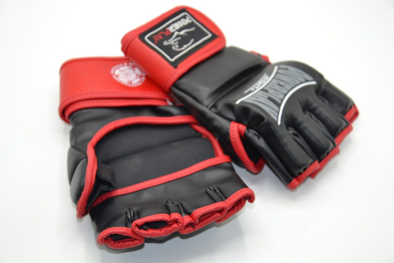Рукавиці для MMA PowerPlay 3058 Чорно-Червоні XL