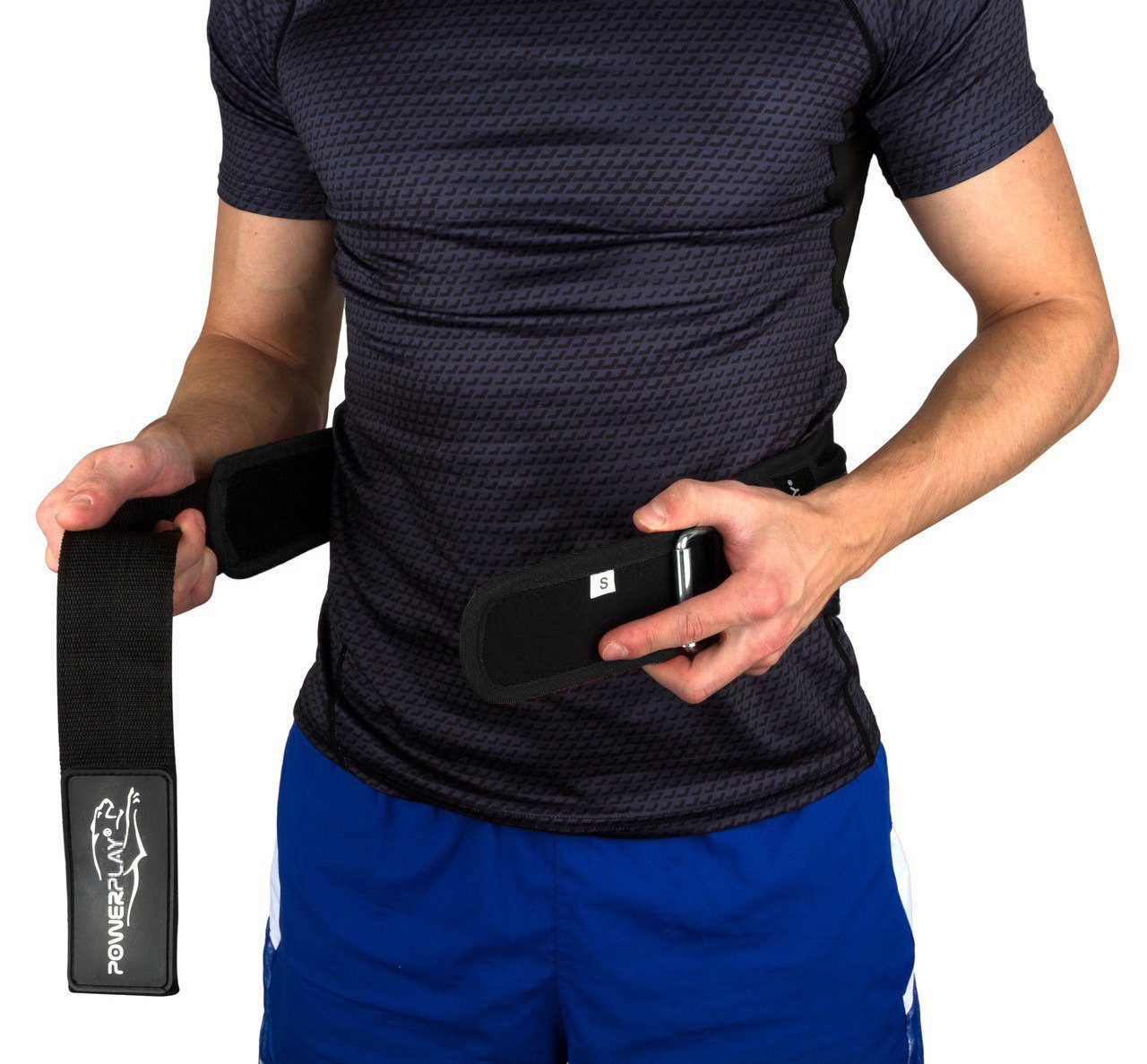 Пояс неопреновий для важкої атлетики Power Play 5546 Black L