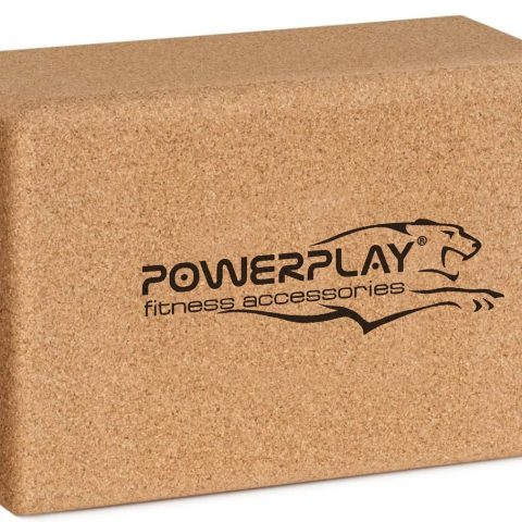 Блок для йоги PowerPlay PP_4006 з пробкового дерева Cork Yoga Block (1шт.)