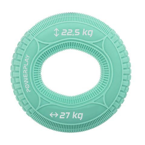 Еспандер кистьовий силіконовий PowerPlay PP-4330 Hand Grip Loops Medium 22.5-27 кг. М’ятний
