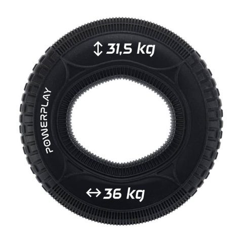 Еспандер кистьовий силіконовий PowerPlay PP-4330 Hand Grip Loops Hard 31.5-36 кг. Чорний