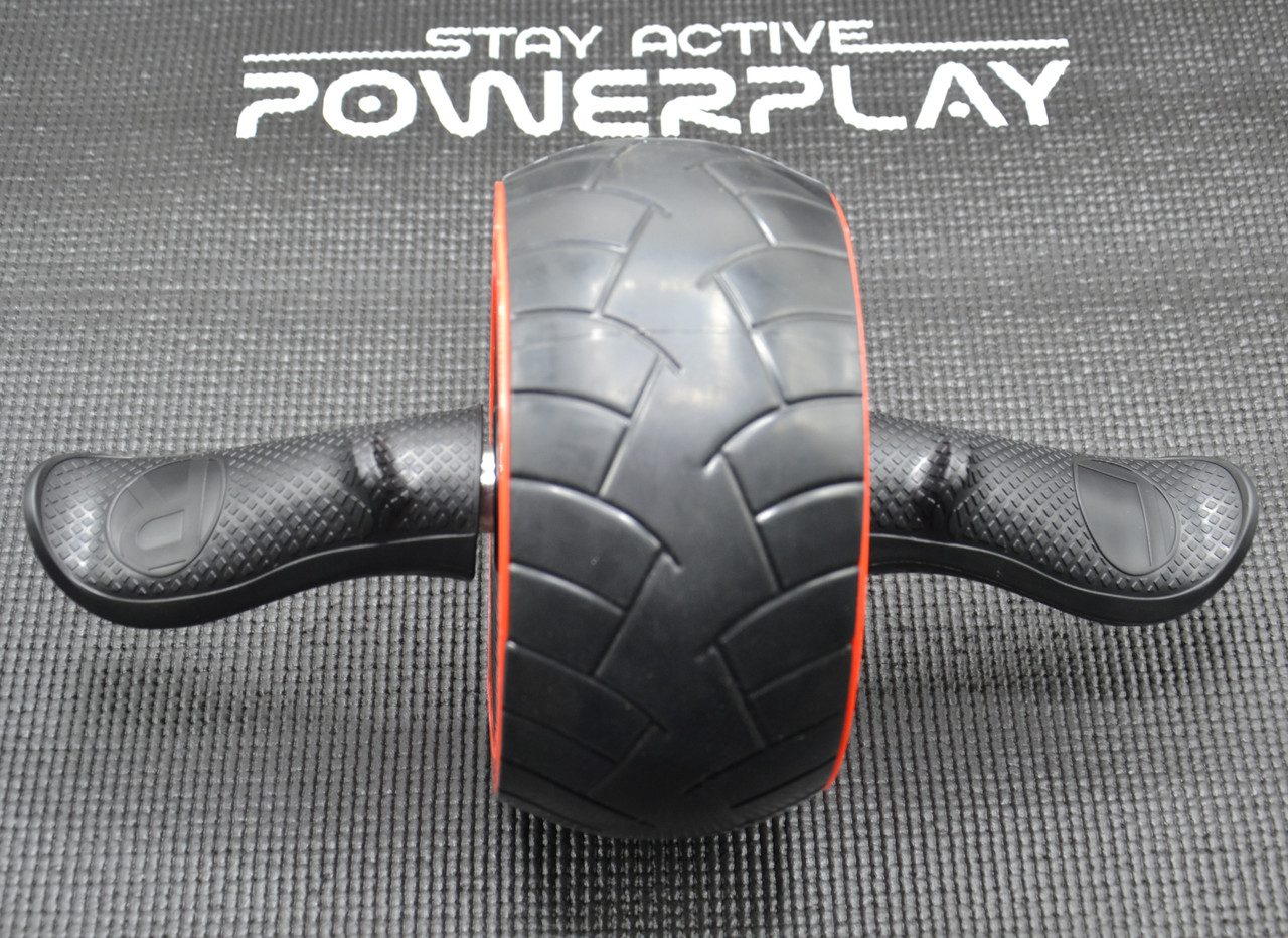 Колесо для преса PowerPlay 4326 зі зворотним механізмом AB Wheel Pro Чорно-червоне