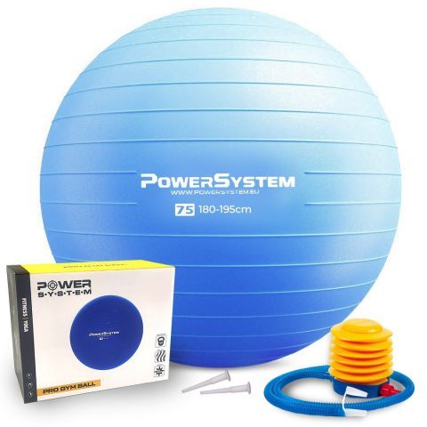 М’яч для фітнесу (фітбол) Power System PS-4013 Ø75 cm PRO Gymball Blue