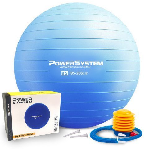 М’яч для фітнесу (фітбол) Power System PS-4018 Ø85 cm PRO Gymball Blue