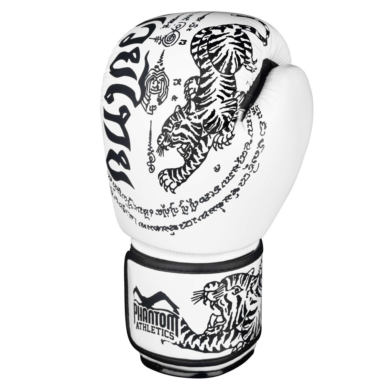 Боксерські рукавиці Phantom Muay Thai White 16 унцій (капа в подарунок)