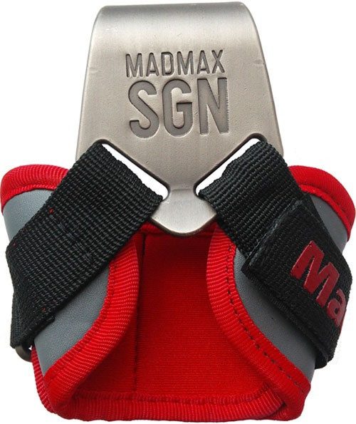 Гаки для тяги на зап’ястя MadMax MFA-330 Lat Hooks Antic silver/Grey/Red